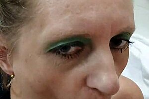 German Prostitute Milf Sandra Gives Blowjob and Swallows Sperm!