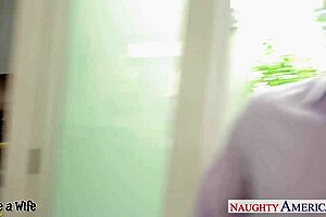 chesty blonde wife alura jenson gives a hot titjob in pantyhose... so naughty! 😈🍒