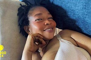 Horny Stepmother Flaunts Her Curvy Big Ass for Intense Ebony Milf Ass Worshiping Action!