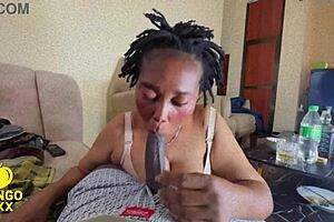 Horny Stepmother Flaunts Her Curvy Big Ass for Intense Ebony Milf Ass Worshiping Action!