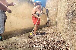 Hey stepmom, wanna get fucked hard in the backyard while neighbors watch your big tits bounce?