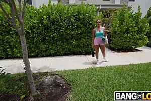 Yoga fanatic monica stretches her body and takes my massive black cock for some quick cash.