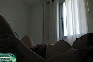 Blonde Brazilian Mommy in Lingerie Gets Hardcore POV Anal with Lucky Guy and Gapes Wide