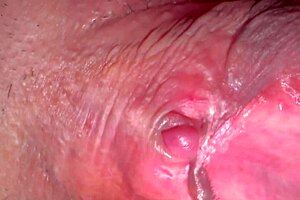 Amateur pink pussy shown 244 days post-virginity loss