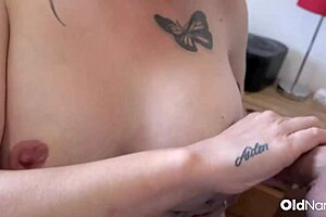 blonde british mature with big tits gets fucked doggystyle in hardcore action