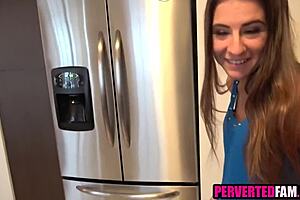 Pervy Step Parents Talking Step Daughter Into Threesome Taboo With Pierced Nipples And Daddy Role