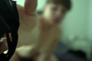 Solo stepdaughter catches you sniffing her panties joi fantasy. She's petite with big ass on sofa in taboo roleplay.