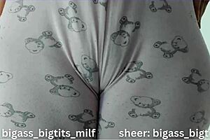 Isn't this Colombian milf's big ass and tight wet pussy with cameltoe just begging for spreading and squirting?