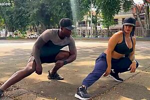 Busty milf student gets fucked by trainer with big black cock xanderblackx oh yeah