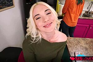 i can't believe stepsiblings amber, maddie, and juan loco are getting naughty with vibrator play in front of stepmom