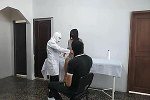 hey doctor, i'm fucking this female patient while her husband waits outside