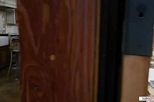 lesbian couple greets new big tits tgirl neighbor with steamy sex session 🔥