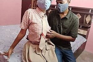 18yo desi virgin teen first time sex doggy style big boobs