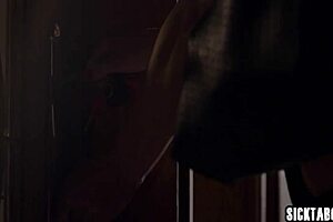 black milf ana foxxx fucks blonde milf serene siren with new toy