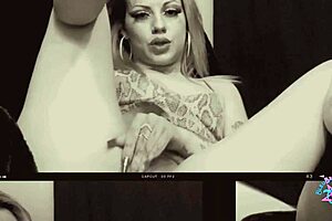 hey, why not watch bleubrutalrose as the devil in pink heels, big ass goth milf in latex with metal dildo?