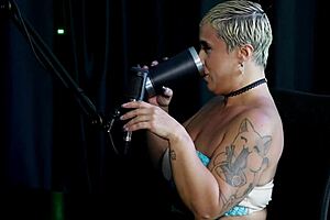 the milf deals with a mixed public she picked up a guy who went soft and has been through a lot of anger because of it so she chooses her battles wisely just joana on sheer red