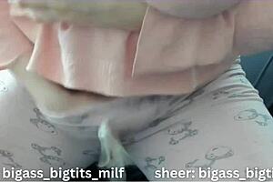 Colombian Curvy Bbw Masturbates With Pajama Spreading Wet Pussy And Big Clit