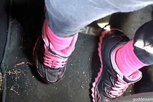 I love when you follow me in my sweaty socks and sneakers outdoors