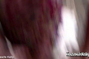 Spunky Wife Gets Massive Facial From Huge Monster Cock!