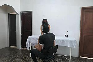 hey doctor, i'm fucking this female patient while her husband waits outside