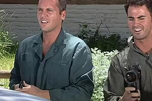 Aurora Snow Gets Fucked By Two Farm Hands