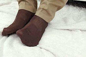 jay myers receives rimjob then fucks val steele pussy with footjob and deepthroat!