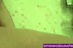 I love getting ready for my BBC date with Vance Black flashing my big ass and hairy pussy in the shower as this amateur housewife