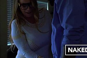 feeling so horny cheating with that big tittied milf wife and salesman