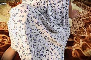 Stepmom asked me to cum inside her wet creamy pussy 😏