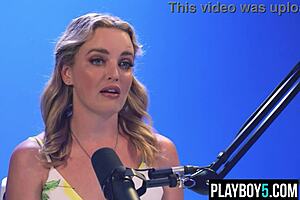 hey ozzie milf blonde charlie forde, ready for podcast and masturbation session?