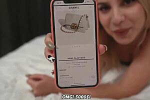 Step mom gets fucked hard for cash until creampie fills her tight pussy.