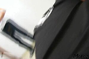 I grab this mature latina mommy for homemade anal pounding with sloppy blowjob and deepthroat until she cums wet