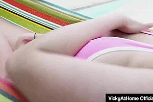 hey blonde lesbians vicky vette and cristi ann are licking their big tits and juicy wet pussies in lingerie