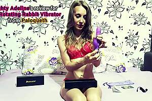 i love reviewing this rotating rabbit vibrator from paloqueth for naughty fun