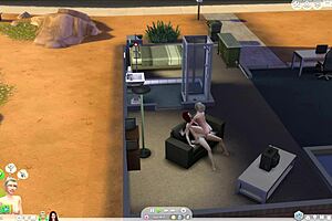 Mommy Pegs Not Sister With Strapon Dildo In The Sims 4 Lesbian Toys Scene For Mother In Law Fantasy
