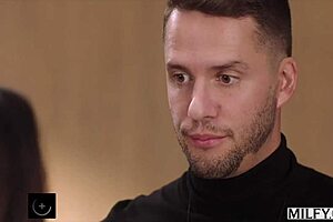 Milfy Married Milf-Next-Door Aviana Violet Tempts Peeping Neighbor into Blowjob and Doggystyle with Deepthroat and Cunilingus