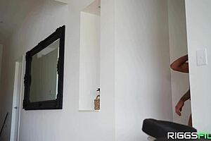 ripped muscle babe reaches orgasm riding big cock with intense licks and handjob