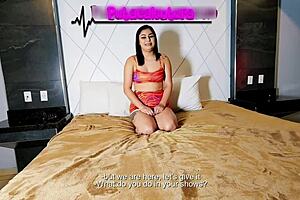 I feel so passionate about Diabla's double casting with young Latina blowjob and doggystyle sex in bedroom interview