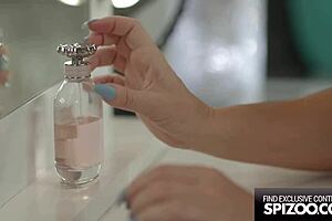 Voluptuous cheating wife London River loves huge cock in doggystyle and cowgirl. She licks and rides with deepthroat action.