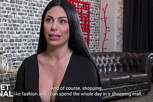 why not drill spanish milf sapphire astrea's wet asshole with big cock in dirty anal cowgirl? she gags on deepthroat before rimjob and creampie.