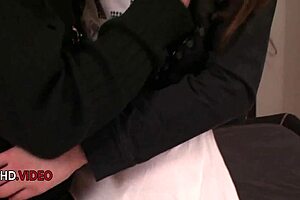 Arisa Kuroki, the seductive Japanese MILF, starts with a steamy blowjob. She mounts his thick cock for a hard ride outdoors.