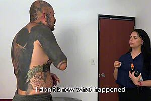 My Masseuse Delivers a Happy Ending Blowjob Leading to Fucking a Big Tits Milf in Doggystyle and Cowgirl