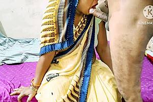 indian mom casually bends over for hardcore doggy style big cock pounding at home