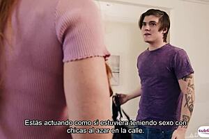 Condoms for girlfriends, not moms! Watch this taboo sub español thrill.