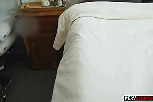 Oh man, I just love that smell of my busty milf stepmom's wet pussy, ya know? It's like, totally addicting or somethin'.