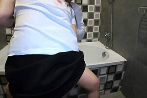 I am Thai student ninewthai selling pussy for extra income as cute skinny babe. During studies, I get creampie in shaved uniform cosplay with roommate.