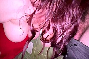 the stepmom tried to take a quick wash in the bathroom but her stepson snuck in and they ended up having hot sex