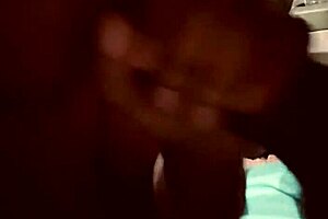 i can't get enough of giving sloppy head to that big black cock