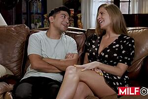 Sexy Natural Big Tit Blonde Milf Seduces Boy for Huge Dick Fuck!