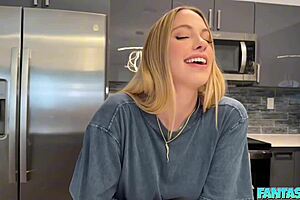 Fucking My Step Brother's Hot Blonde Girlfriend - Khloe Kapri - FantasyPov